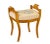 Antique Swedish Birch Empire Stool, 1850 For Sale - Image 4 of 9