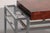 1970s Chrome and Wood Console Table from Aldo Tura, 1970s For Sale - Image 5 of 10