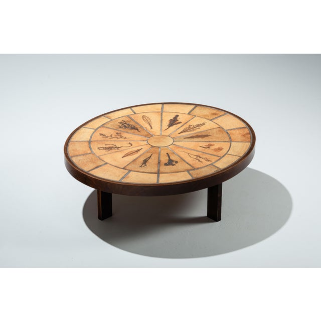 Les Herbiers Coffee Table by Roger Capron for Vallauris, 1960s For Sale - Image 13 of 13