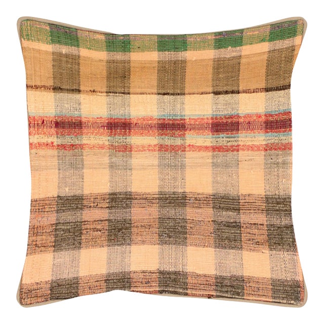 1960s Turkish Rag Pillow For Sale