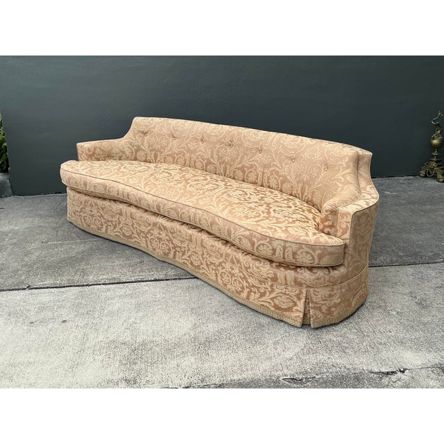 Vintage Ferguson Copeland Damask Sofa For Sale - Image 13 of 14