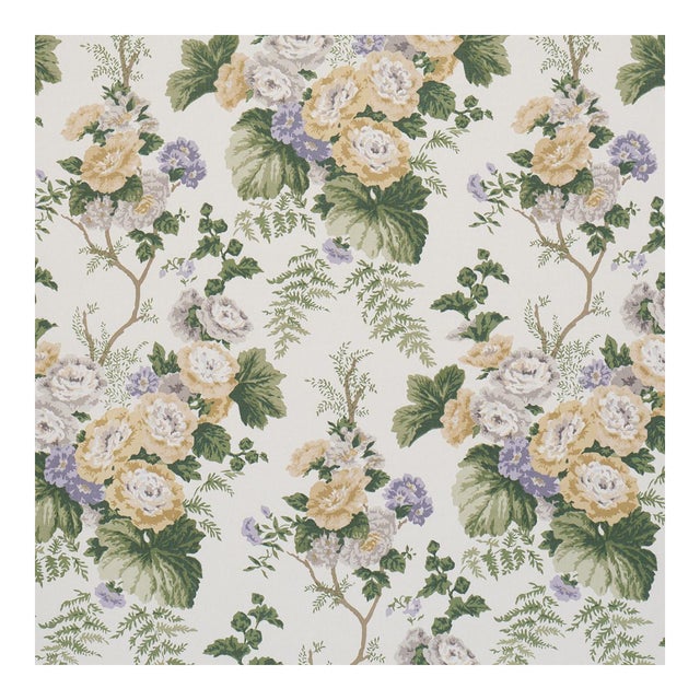 Schumacher Wycombe Park Fabric in Spring For Sale