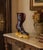 Bring Victorian charm into your home with this beautiful vintage ceramic button boot vase. Finished in a rich glossy brown...