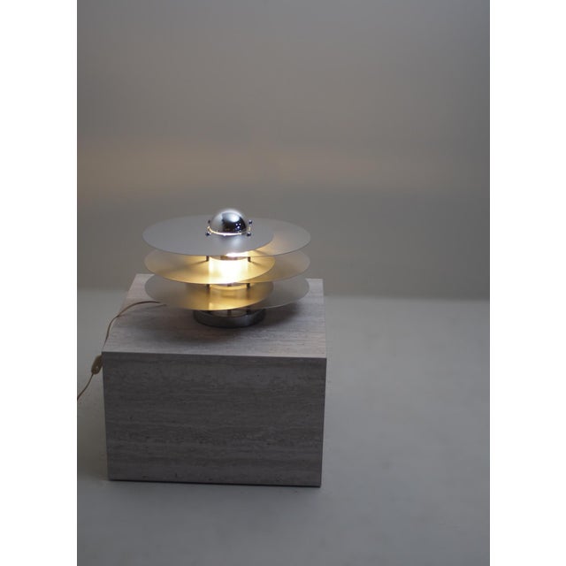 Space Age Italian Layered Table Lamp, Italy, 1960s For Sale - Image 9 of 17