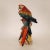 Capo Di Monte Art Deco Ceramic Parrot Italian Sculpture Majolica Bird Hand Crafted Macaw Parrot For Sale - Image 4 of 12