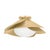 Overlapping petals of Vintage Gold Leaf swirl to form an artful yet sophisticated floral shade that draws the eye from any...