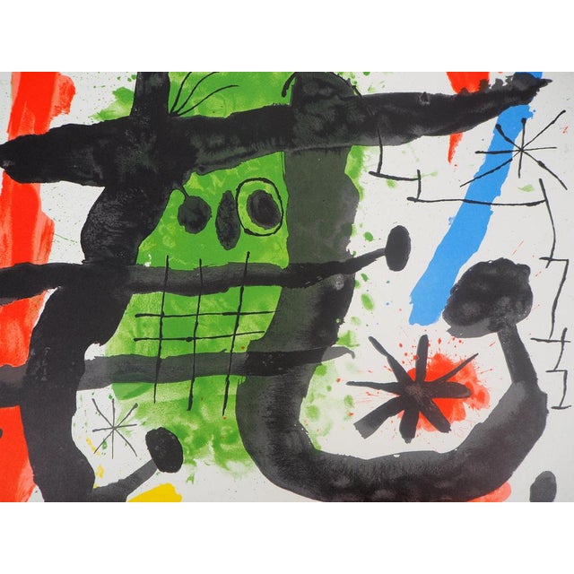 Joan Miró (1893-1983) Engraved work Color lithographic poster Signed in the plate On poster paper, 51 x 70 cm (approx. 20...
