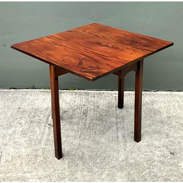 Wood Vintage Drop Leaf Table For Sale - Image 7 of 12