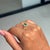 Not Yet Made - Made To Order 18k Gold Natural Pear Cut Emerald and Diamond Halo Engagement Ring Size 5 For Sale - Image 5 of 17
