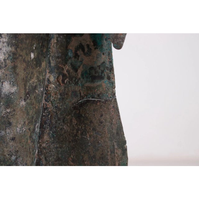 Môn Dvaravati Artist, Large Buddha, 1800s, Bronze For Sale - Image 14 of 15