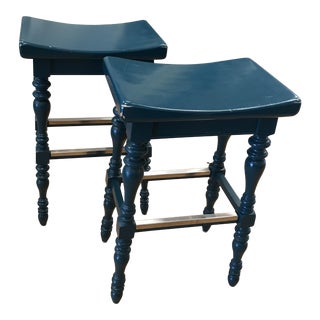 21st Century Coastal Living by Stanley Furniture Barstools - A Pair For Sale