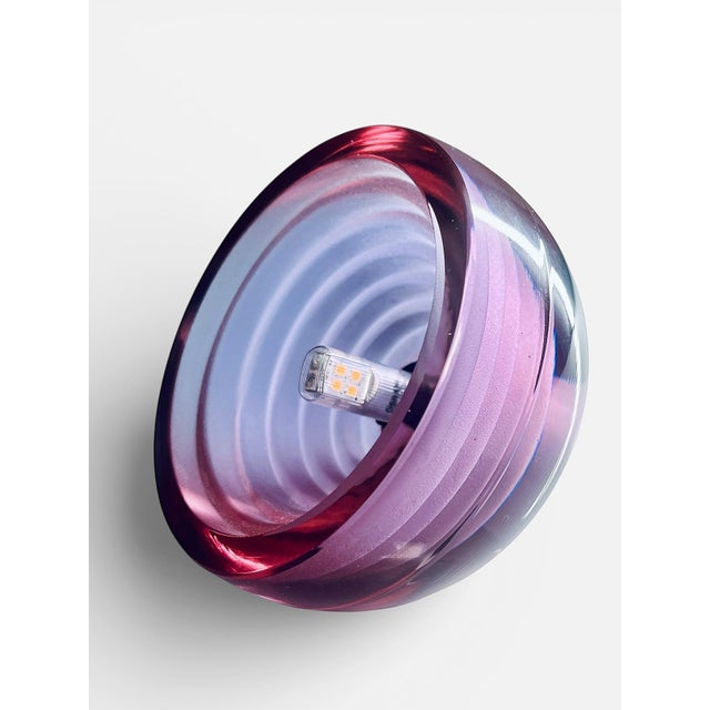 Murano Glass Lamps by Carlo Nason for AV Mazzega, Italy, 1970s, Set of 2 For Sale - Image 6 of 8