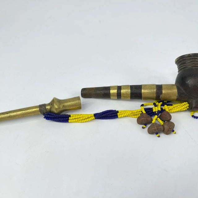 Early 20th Century Dinka Smoking Pipe South Sudan For Sale - Image 4 of 6