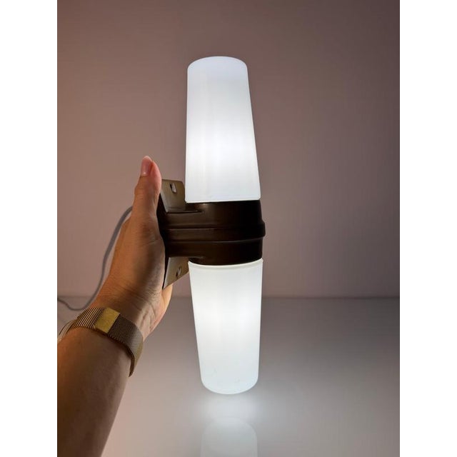 Model 6060 Wall Lamp in Brown by Sigvard Bernadotte for Ifö For Sale - Image 3 of 11