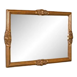 1980s Vintage Continental Gilt Wall Mirror