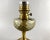 Vintage Kerosene Table Lamp in Brass & Glass For Sale - Image 4 of 7