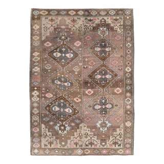 Mid-20th Century Handmade Turkish Anatolian Tribal Room Size Carpet For Sale