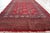 Handmade vintage Uzbek Bukhara rug in bright red color. The rug is from the end of 20th century in good condition, it has...