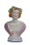 2 German Porcelain Bust Figurines C. 19th C For Sale - Image 9 of 10