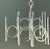 Late 20th Century Vintage Scolari for Lightolier Chrome Chandelier For Sale - Image 5 of 12