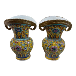 Pair of 19th Century Japanese Cloisonné' Vases