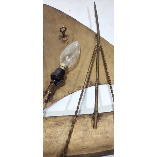 Spanish Wrought Iron Wall Light, 1960s For Sale - Image 6 of 10