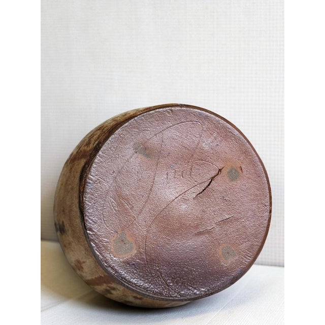 Ceramic Baluster Vase in Stoneware by Maurice Pitot, 1950s For Sale - Image 7 of 8