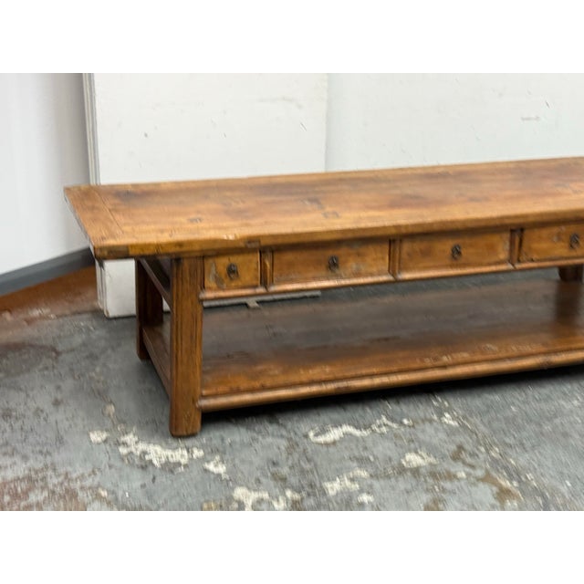 Antique Chinese Altar Table + Drawers For Sale - Image 11 of 12