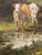 Antique Pastoral Landscape Oil Painting With Cows in Ornate Gilt Frame, 19th-C. For Sale - Image 4 of 6