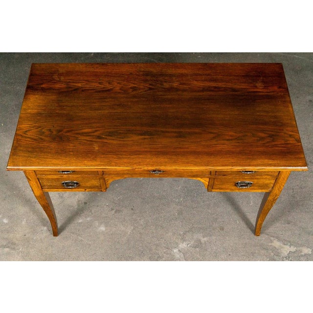 Art Nouveau Desk in Oak For Sale - Image 10 of 18