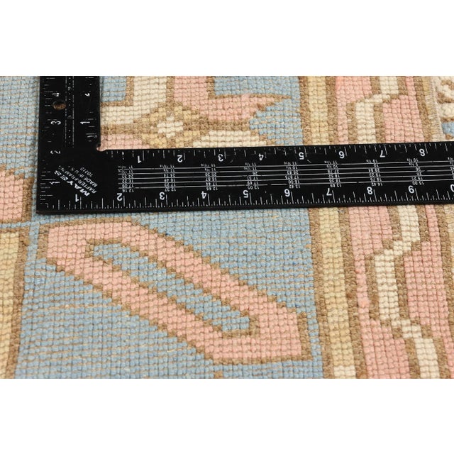 Vintage Pink Turkish Oushak Rug - 04'11 X 07'02 For Sale In Dallas - Image 6 of 9