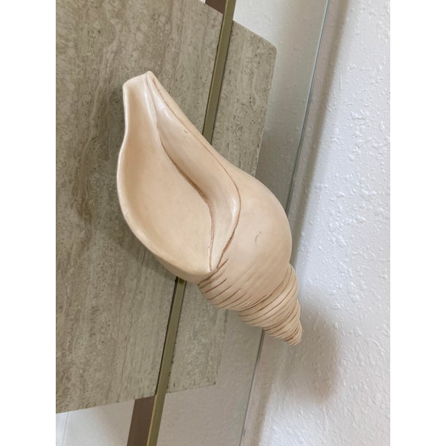 Vintage Resin Shell Sculpture For Sale - Image 4 of 5