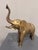 Vintage Solid Brass Large Elephant For Sale - Image 4 of 8