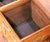 19th Century French Walnut Coal Scuttle With Brass Mounts and Zinc Liner For Sale - Image 15 of 16