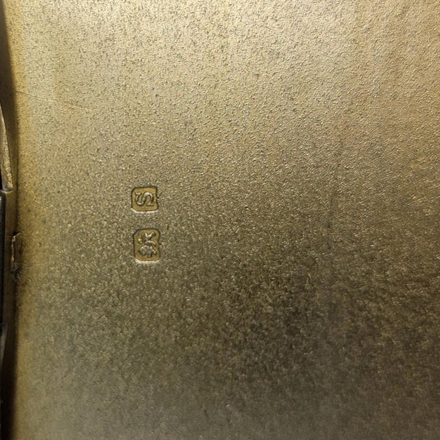 British Sterling Silver Cigarette Case with Original Enamel Horse, 1890s For Sale - Image 10 of 13