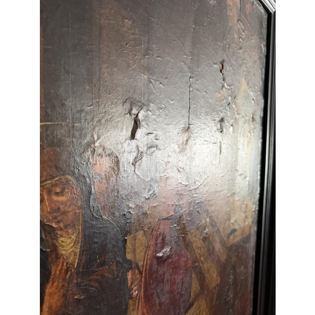 Spanish School Artist, The Presentation of the Virgin in the Temple, 1550, Oil Painting For Sale - Image 11 of 12