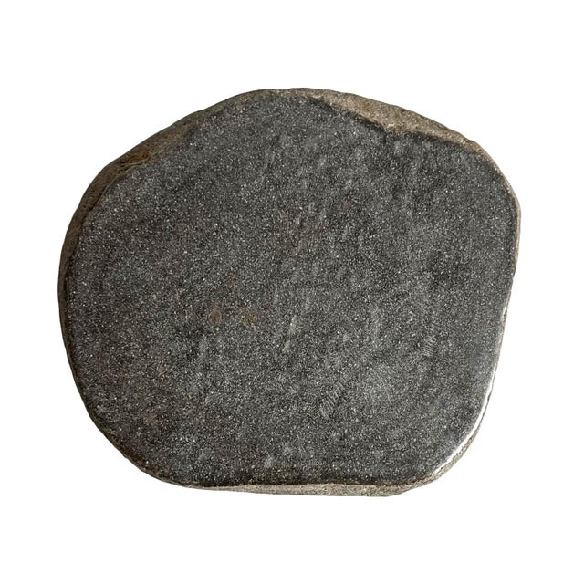 Vintage Outdoor River Rock Stacked Stool Side Table For Sale - Image 4 of 4