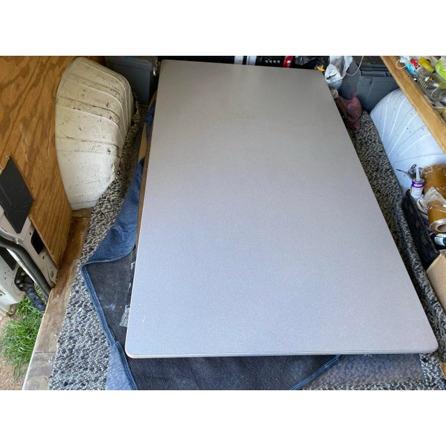 Light Gray 1990s Vintage Mid Century Modern Herman Miller Conference Table For Sale - Image 8 of 8