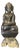 19th Century Carved and Lacquered Wooden Buddha, Laos, 1800s, Wood For Sale