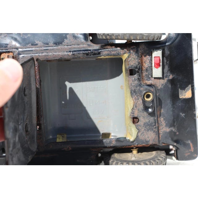 Vintage and Tin Toy Nomura Police p.d. Jeep, Japanese For Sale - Image 12 of 13