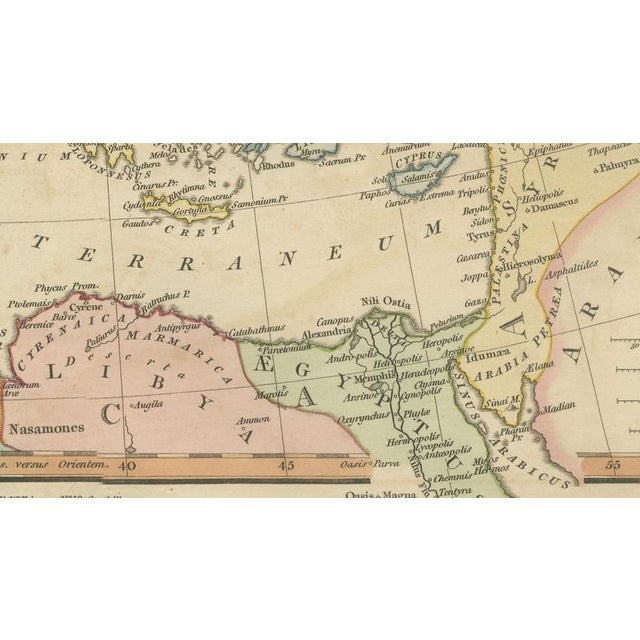 Roman Empire Map by Wilkinson, London, 1817 For Sale - Image 9 of 12