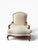 Wood 1990s Baker Furniture French Provincial Louis XV Oversized Fauteuil Chairs For Sale - Image 7 of 13