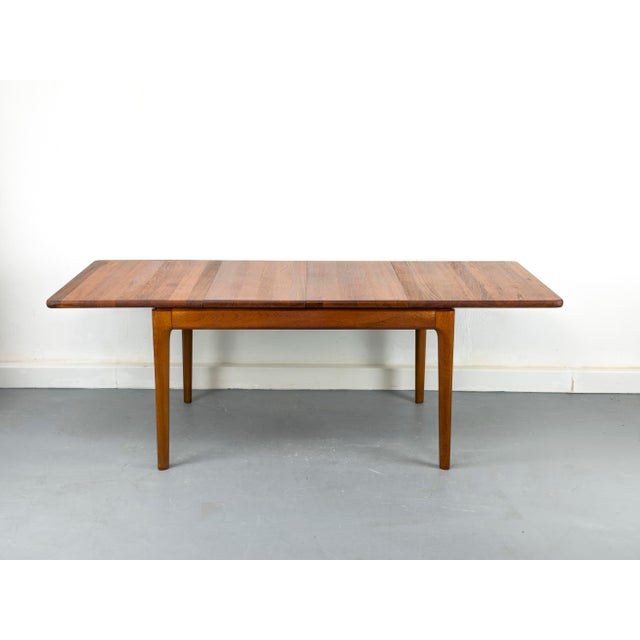 1970s Extendable Teak Dining Table from Glostrup, 1970s For Sale - Image 5 of 18