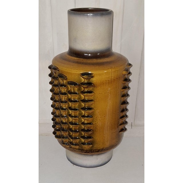 Large German Ceramic Vase from Carstens Tönnieshof, 1970s, in Very Good conditions. Designed 1970 to 1979 This piece has...