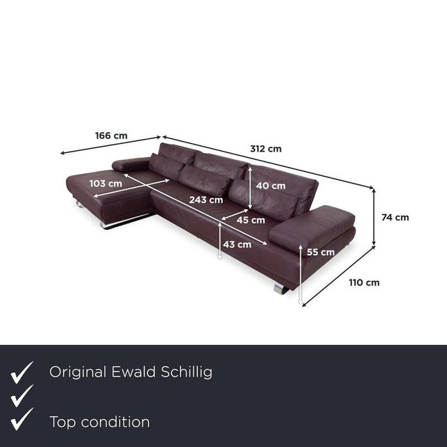 The Harry sofa by Ewald Schillig is a lounge sofa in the truest sense: deep, soft, and completely relaxed. The back...