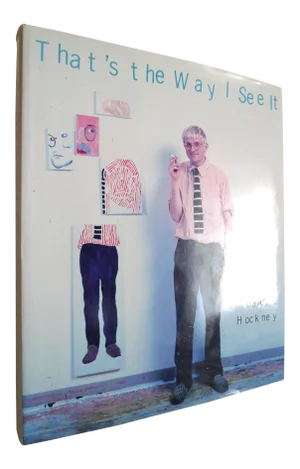 1990s Illustrated Folio Book, David Hockney's That's the Way I See It - 1 Piece