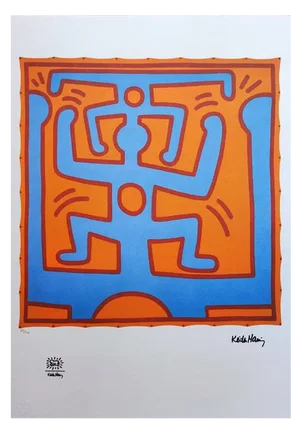 Keith Haring, Composition, Lithograph, 1990s