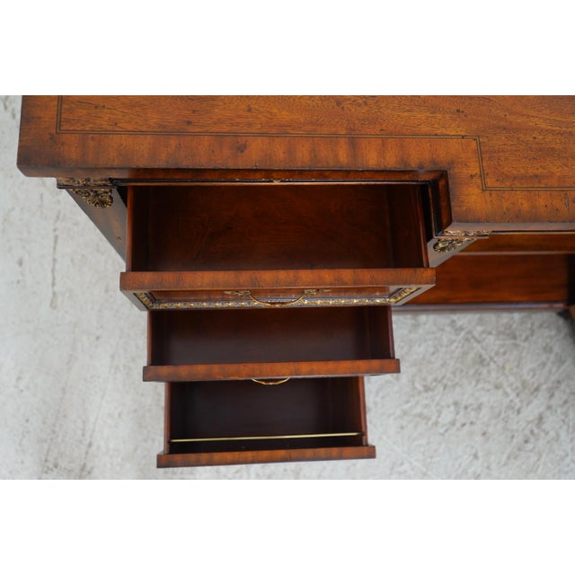 Maitland - Smith Maitland Smith Neoclassical Mahogany Credenza For Sale - Image 4 of 17