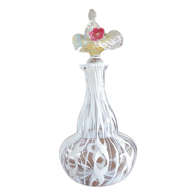 Venetian Murano Perfume Bottle, 1950s For Sale