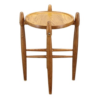 Vintage Danish Oak Side Table by Arne Basse for Knabstrup, 1960s For Sale